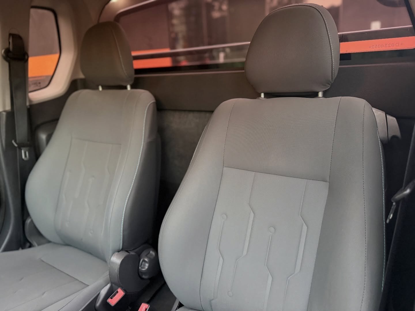 Bancos em tecido da Chevrolet Montana